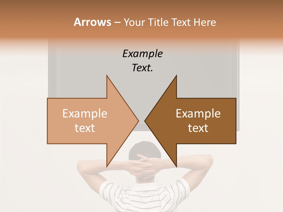 Broadcasting Man Panel PowerPoint Template