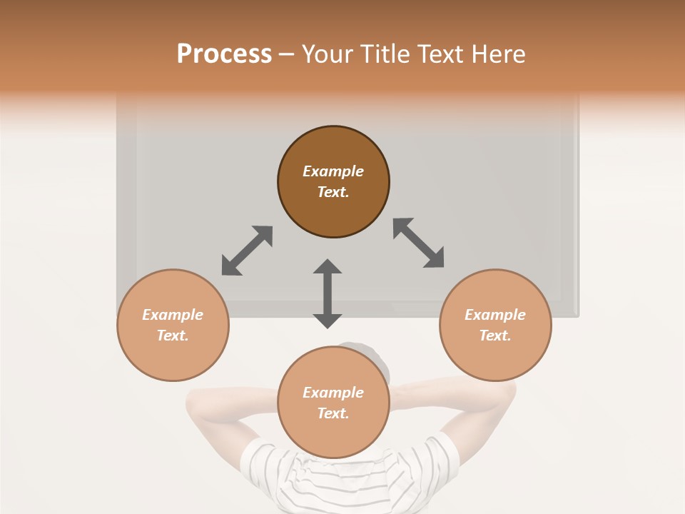Broadcasting Man Panel PowerPoint Template