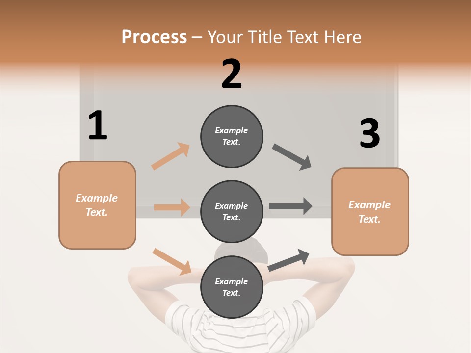 Broadcasting Man Panel PowerPoint Template