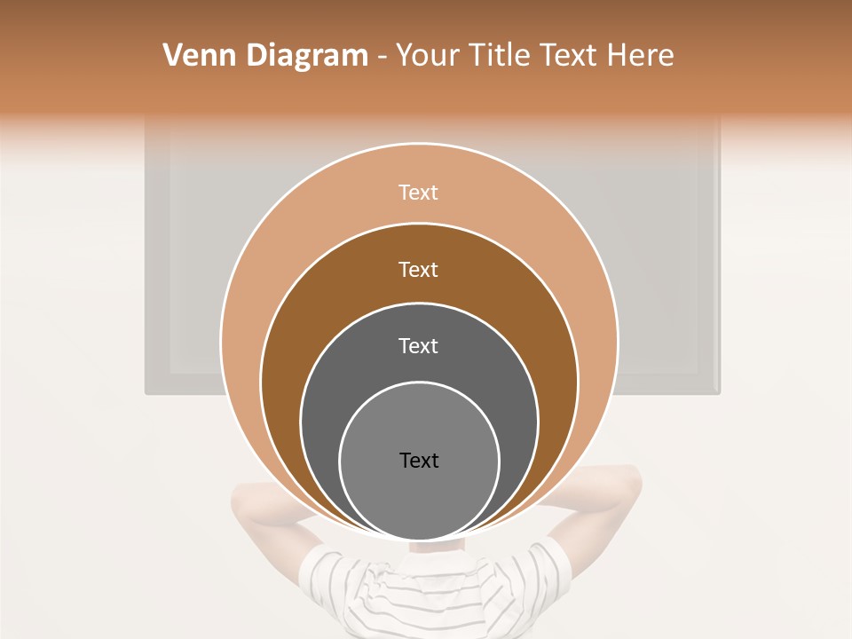 Broadcasting Man Panel PowerPoint Template