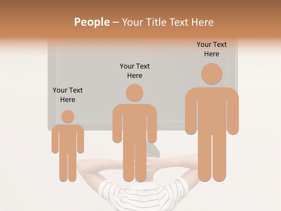 Broadcasting Man Panel PowerPoint Template