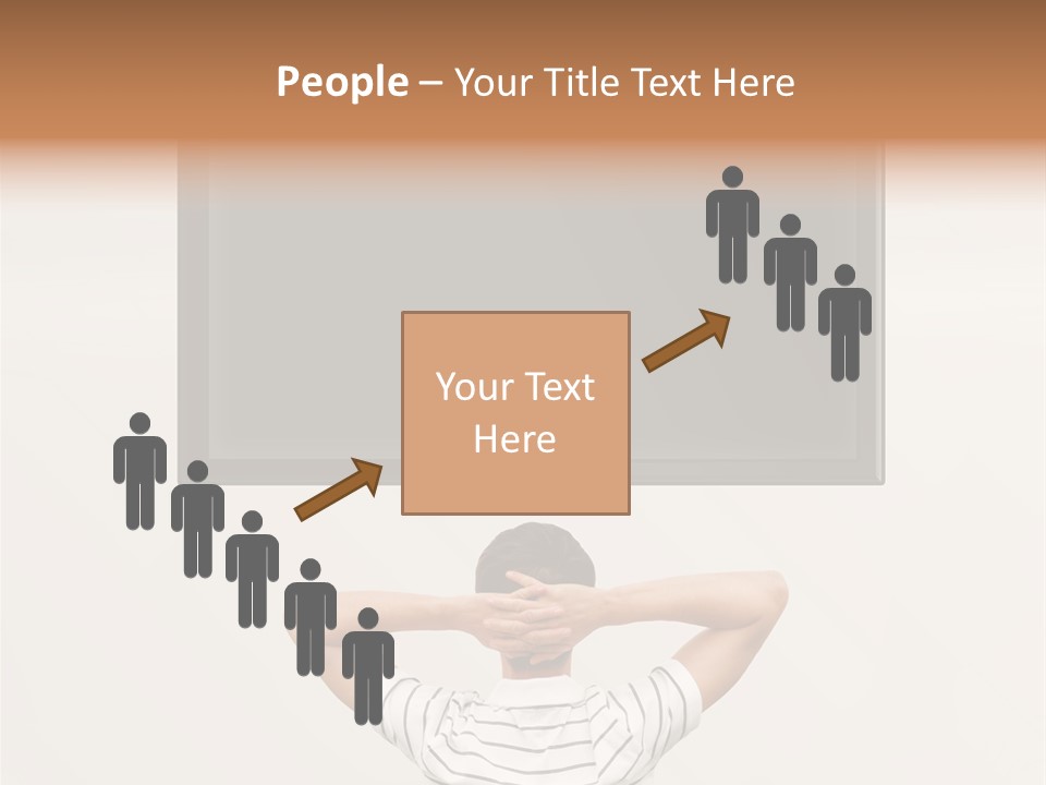 Broadcasting Man Panel PowerPoint Template