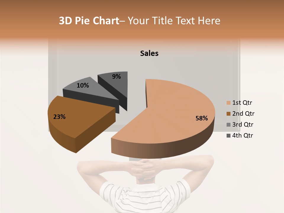 Broadcasting Man Panel PowerPoint Template