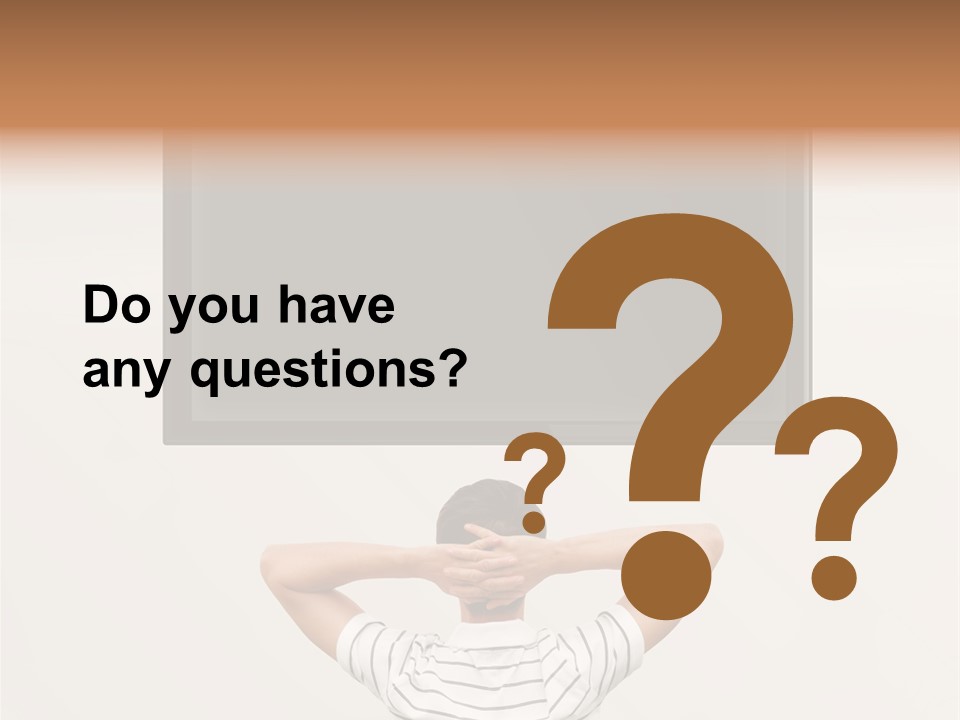 Broadcasting Man Panel PowerPoint Template