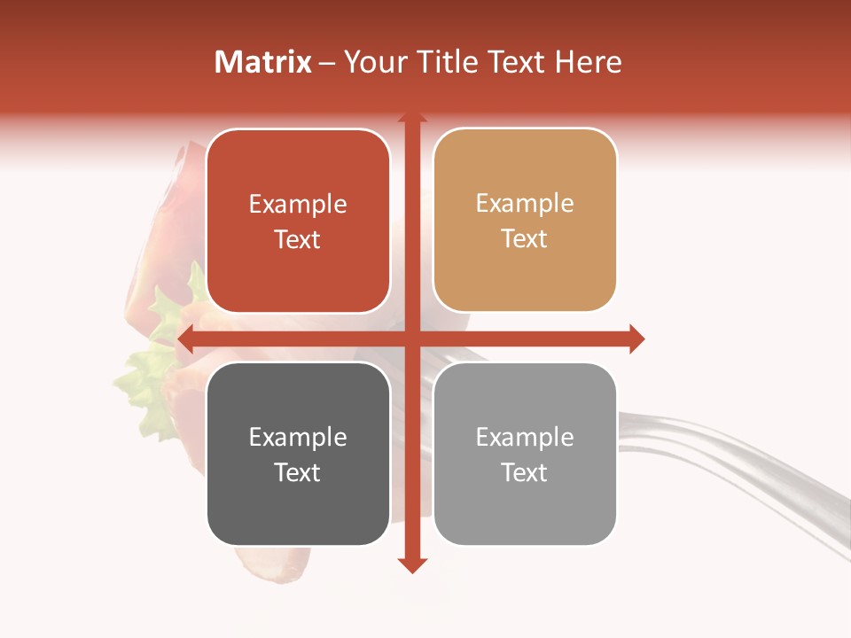 Calorie Vegetable Leaf PowerPoint Template