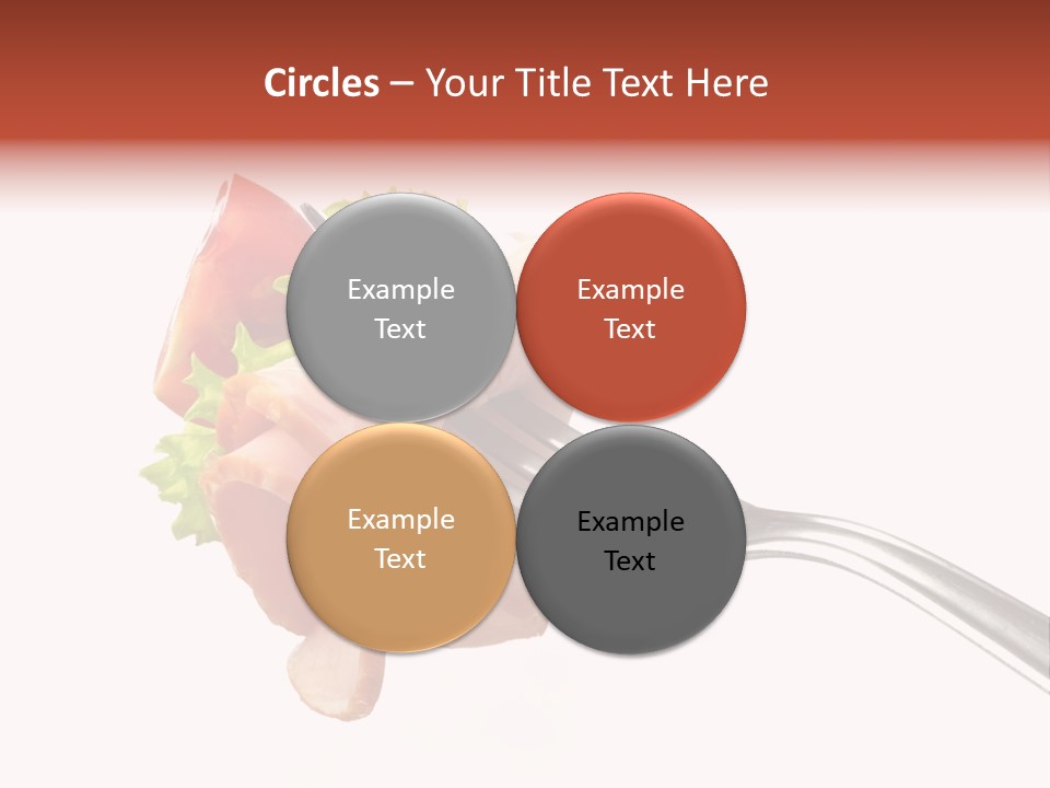 Calorie Vegetable Leaf PowerPoint Template