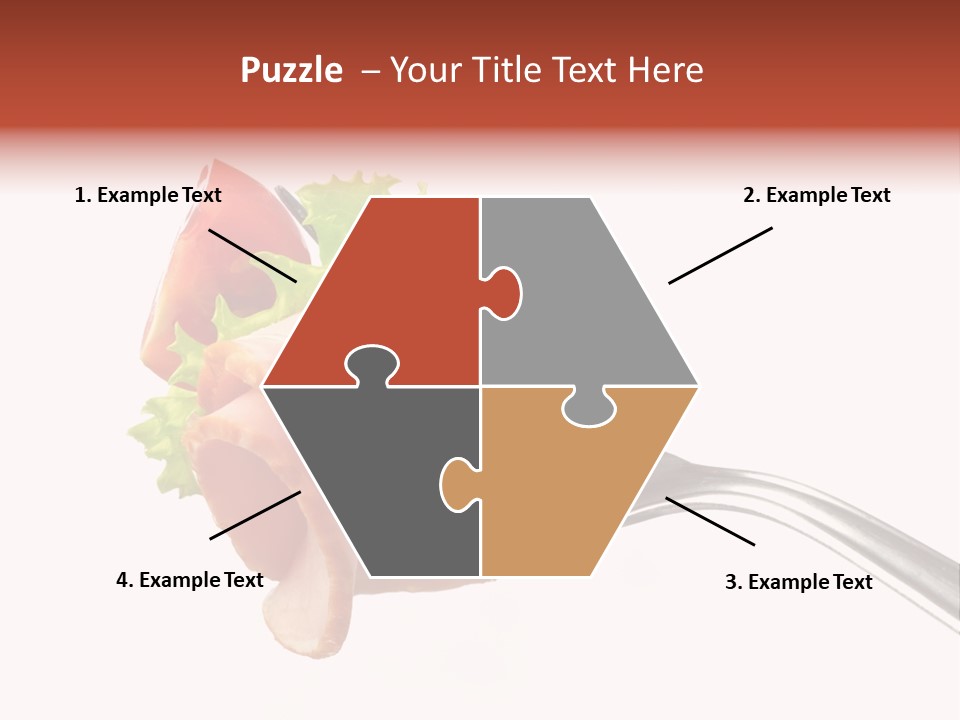 Calorie Vegetable Leaf PowerPoint Template