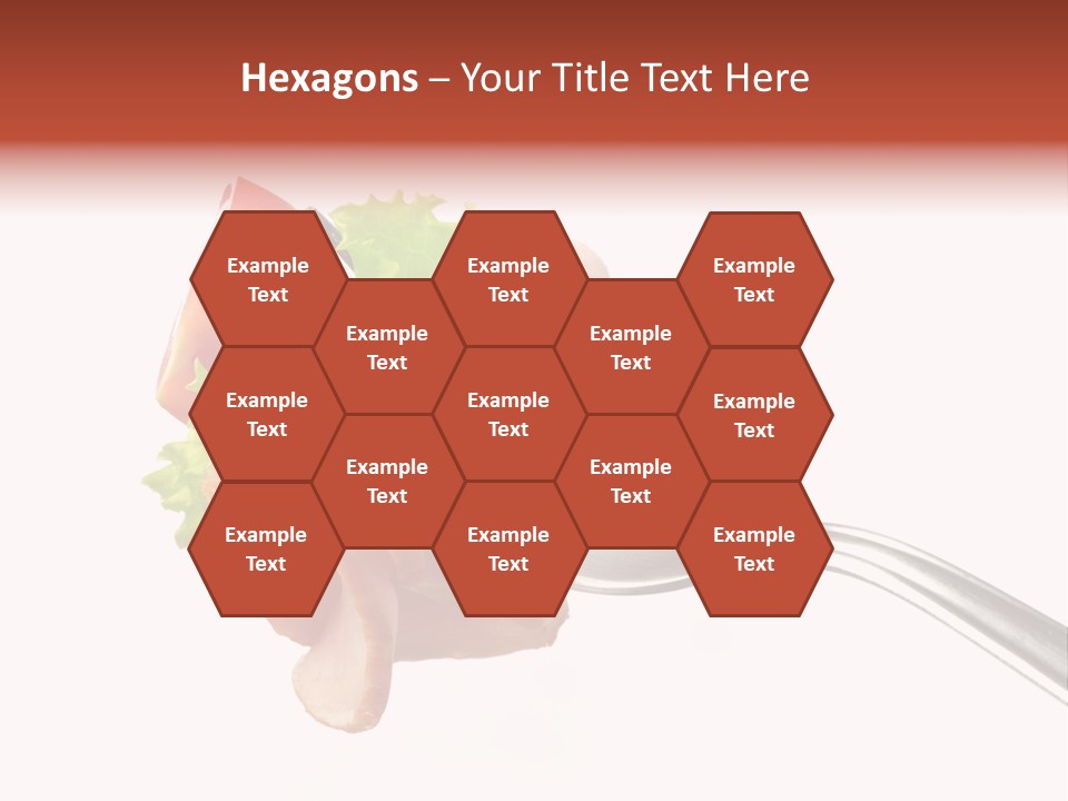 Calorie Vegetable Leaf PowerPoint Template
