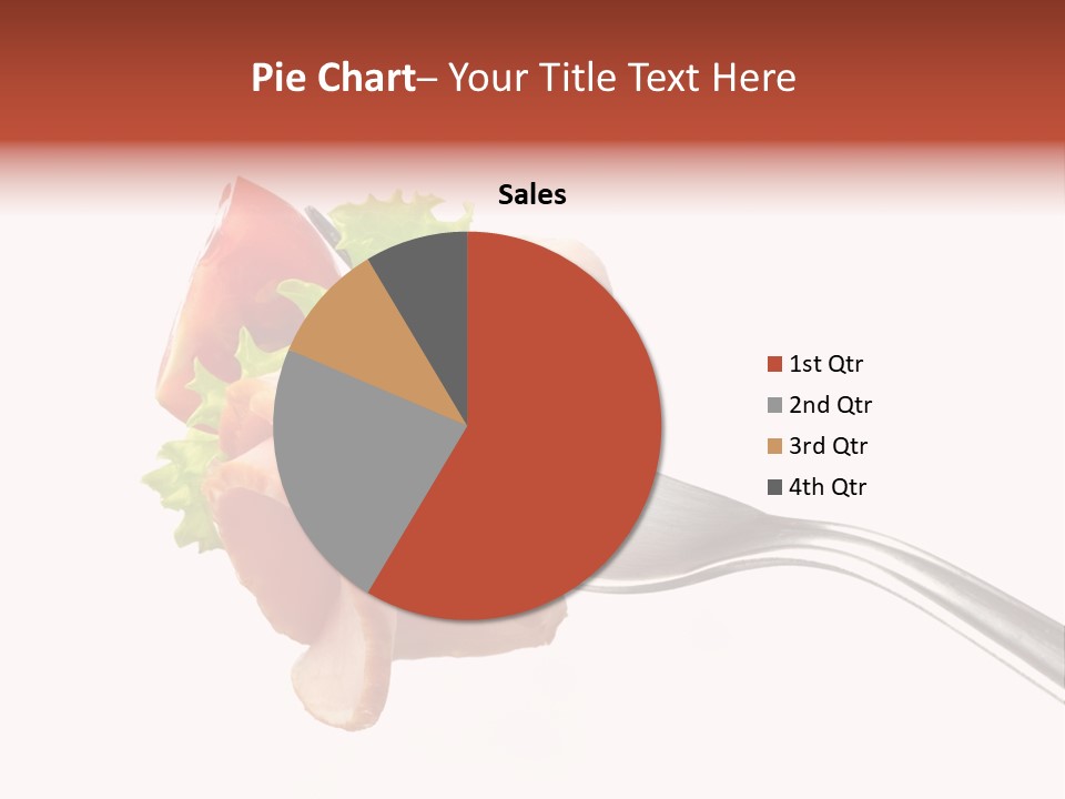 Calorie Vegetable Leaf PowerPoint Template