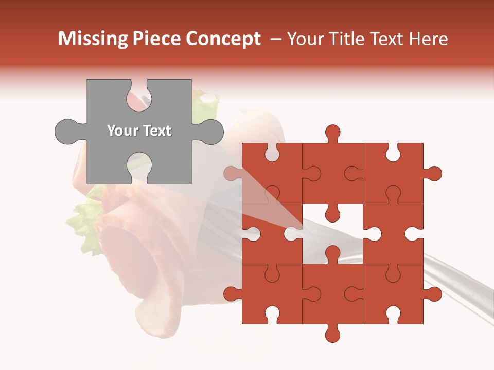 Calorie Vegetable Leaf PowerPoint Template