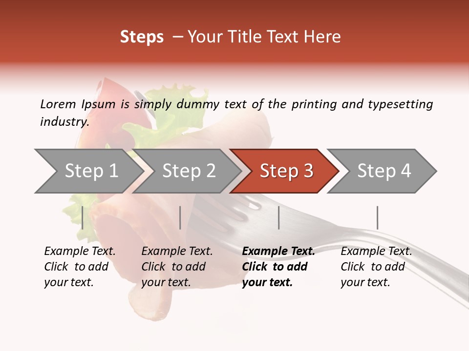 Calorie Vegetable Leaf PowerPoint Template