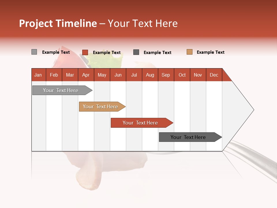Calorie Vegetable Leaf PowerPoint Template