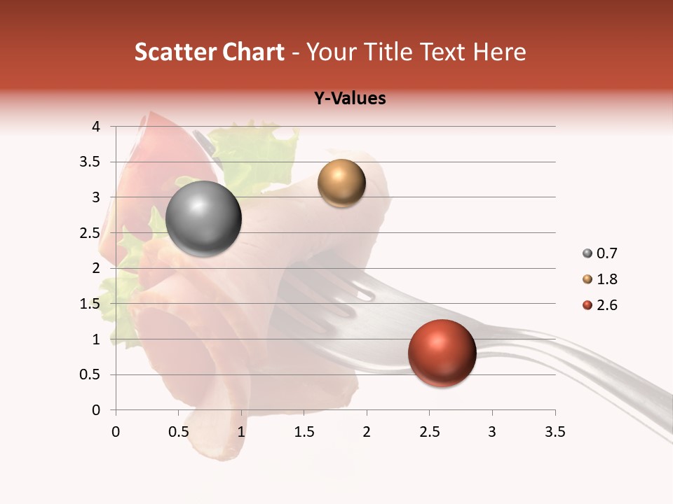 Calorie Vegetable Leaf PowerPoint Template