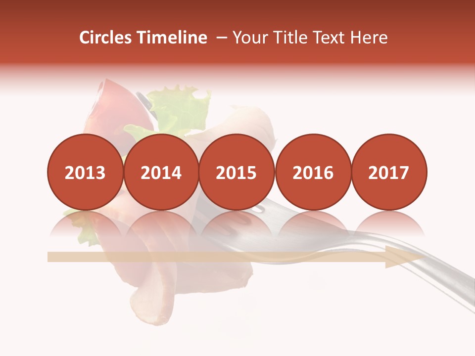 Calorie Vegetable Leaf PowerPoint Template