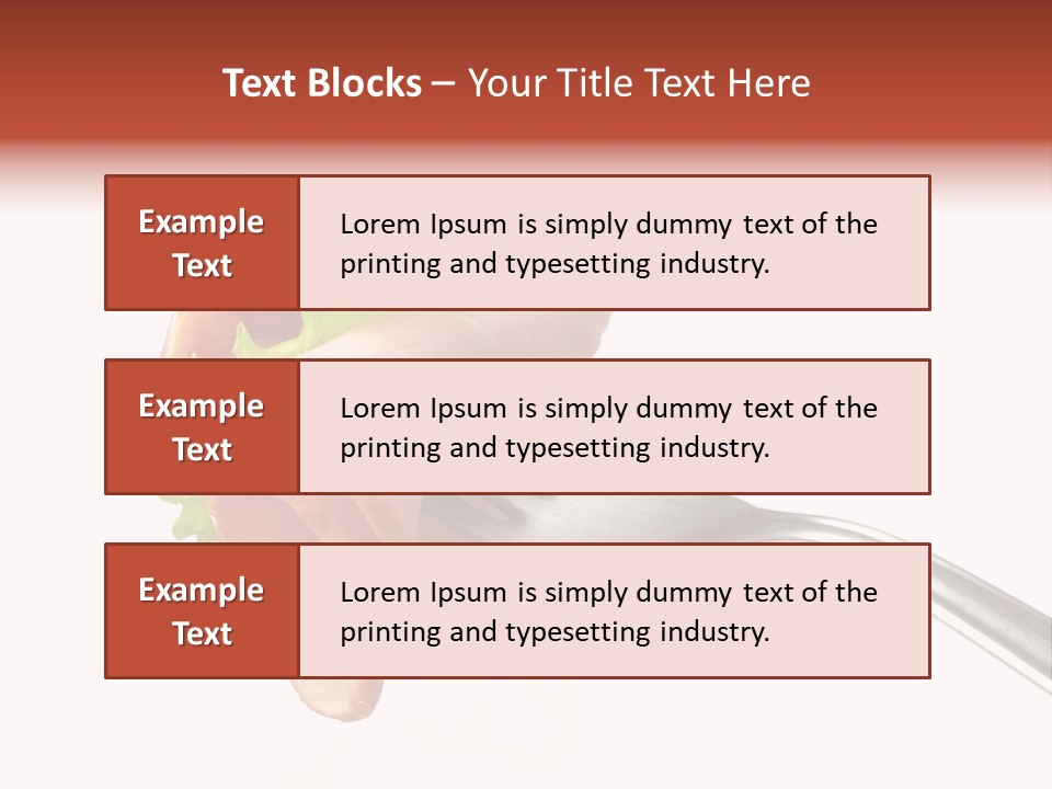 Calorie Vegetable Leaf PowerPoint Template