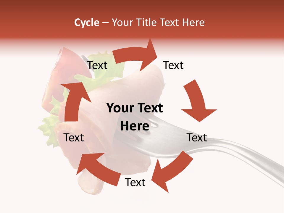 Calorie Vegetable Leaf PowerPoint Template