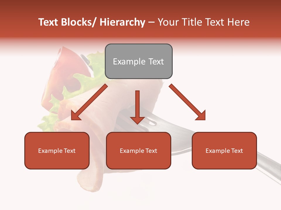 Calorie Vegetable Leaf PowerPoint Template