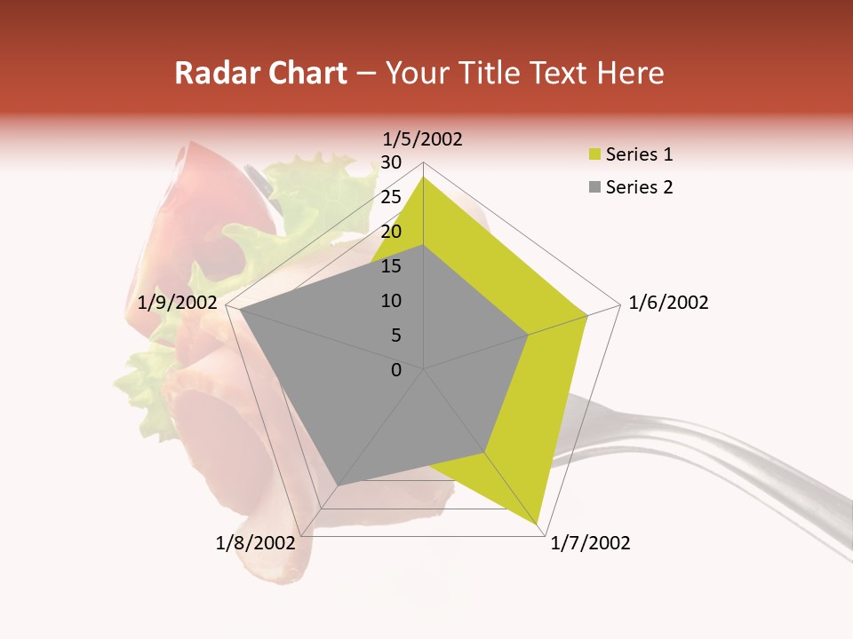 Calorie Vegetable Leaf PowerPoint Template