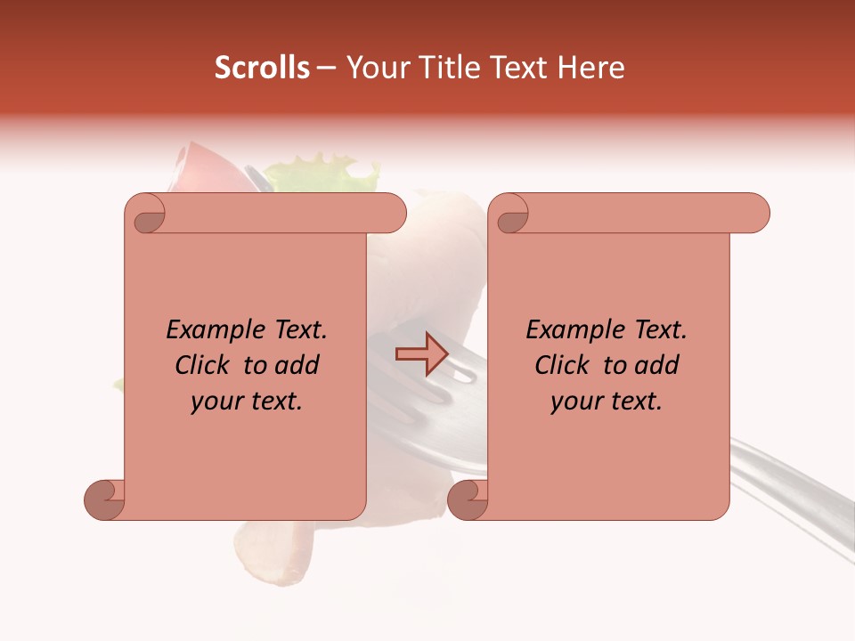 Calorie Vegetable Leaf PowerPoint Template