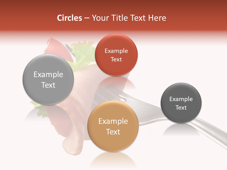 Calorie Vegetable Leaf PowerPoint Template