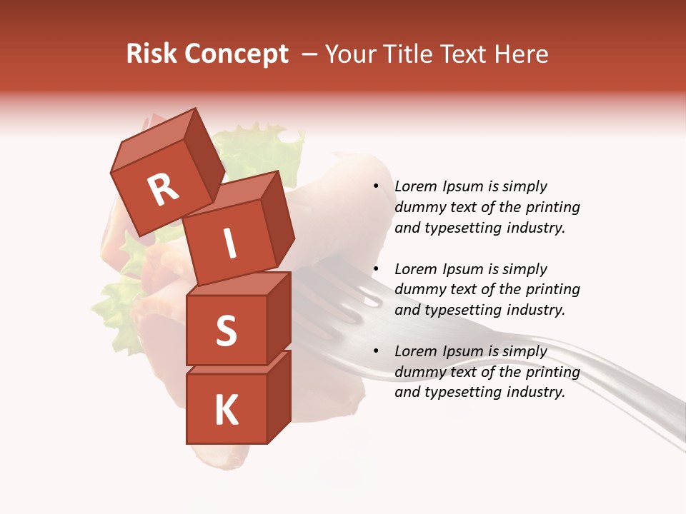 Calorie Vegetable Leaf PowerPoint Template