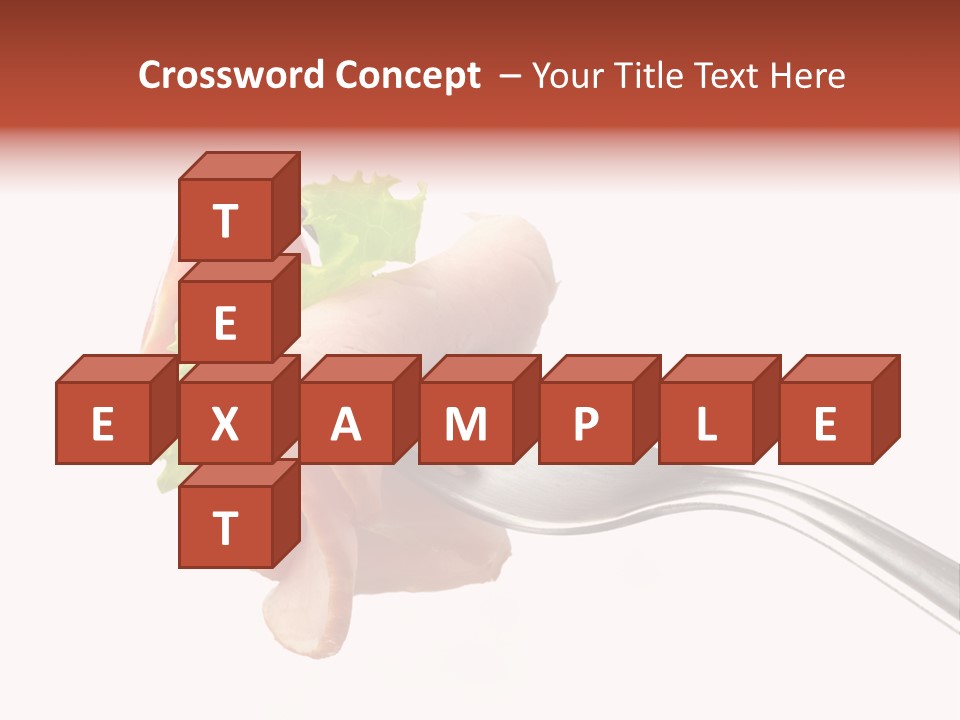 Calorie Vegetable Leaf PowerPoint Template