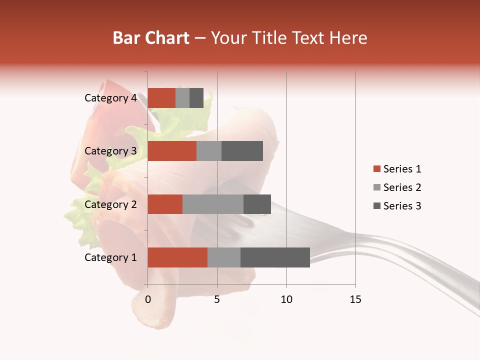 Calorie Vegetable Leaf PowerPoint Template