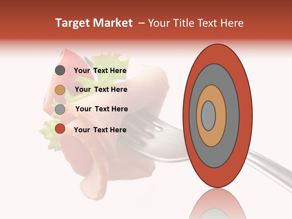 Calorie Vegetable Leaf PowerPoint Template