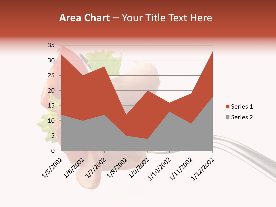 Calorie Vegetable Leaf PowerPoint Template
