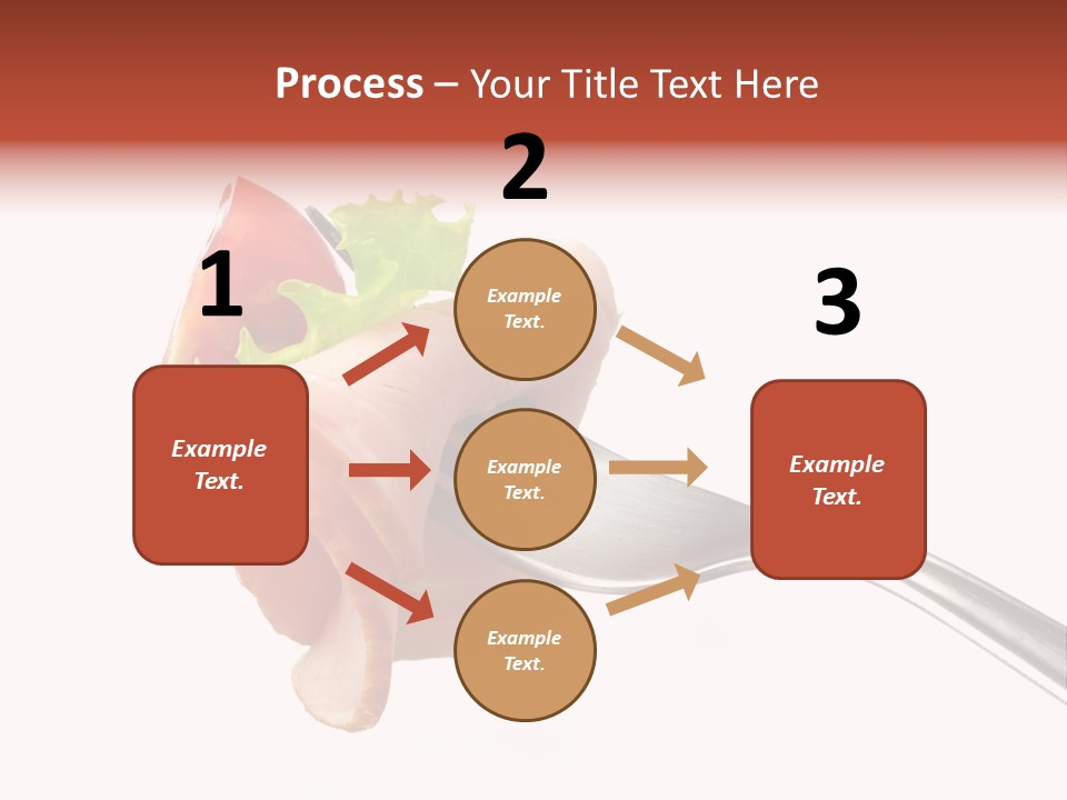 Calorie Vegetable Leaf PowerPoint Template