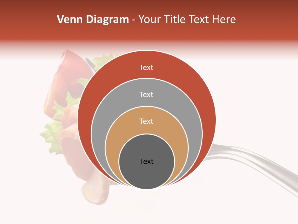 Calorie Vegetable Leaf PowerPoint Template