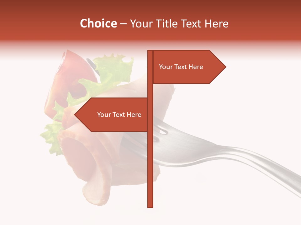 Calorie Vegetable Leaf PowerPoint Template