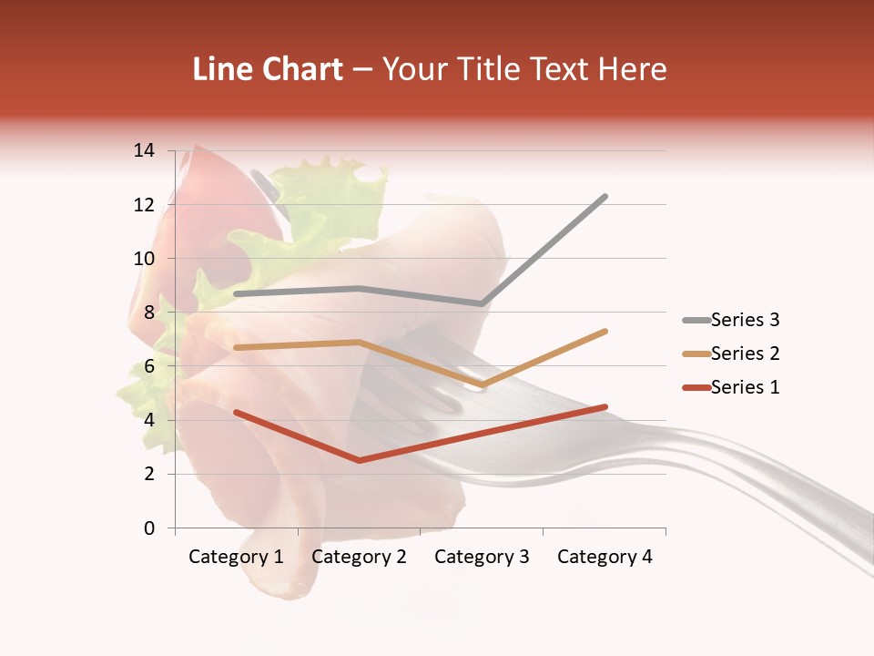 Calorie Vegetable Leaf PowerPoint Template