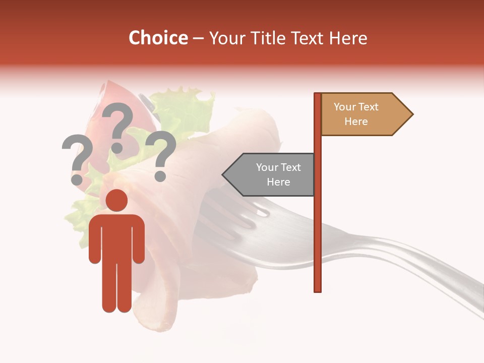 Calorie Vegetable Leaf PowerPoint Template