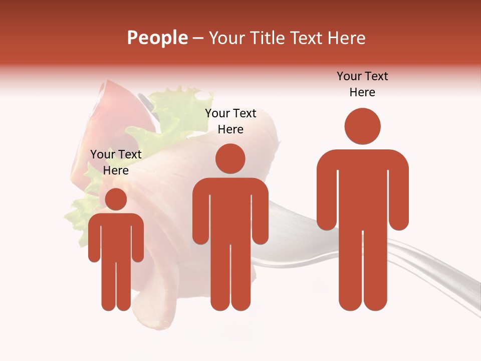 Calorie Vegetable Leaf PowerPoint Template