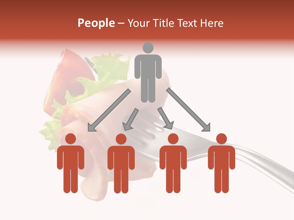 Calorie Vegetable Leaf PowerPoint Template