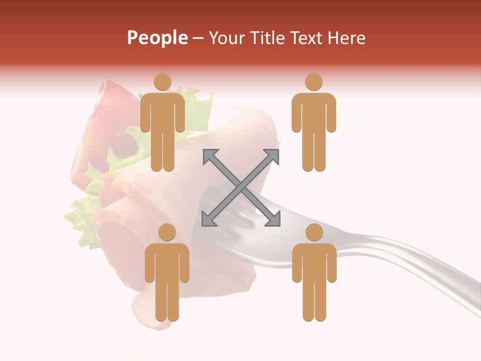 Calorie Vegetable Leaf PowerPoint Template