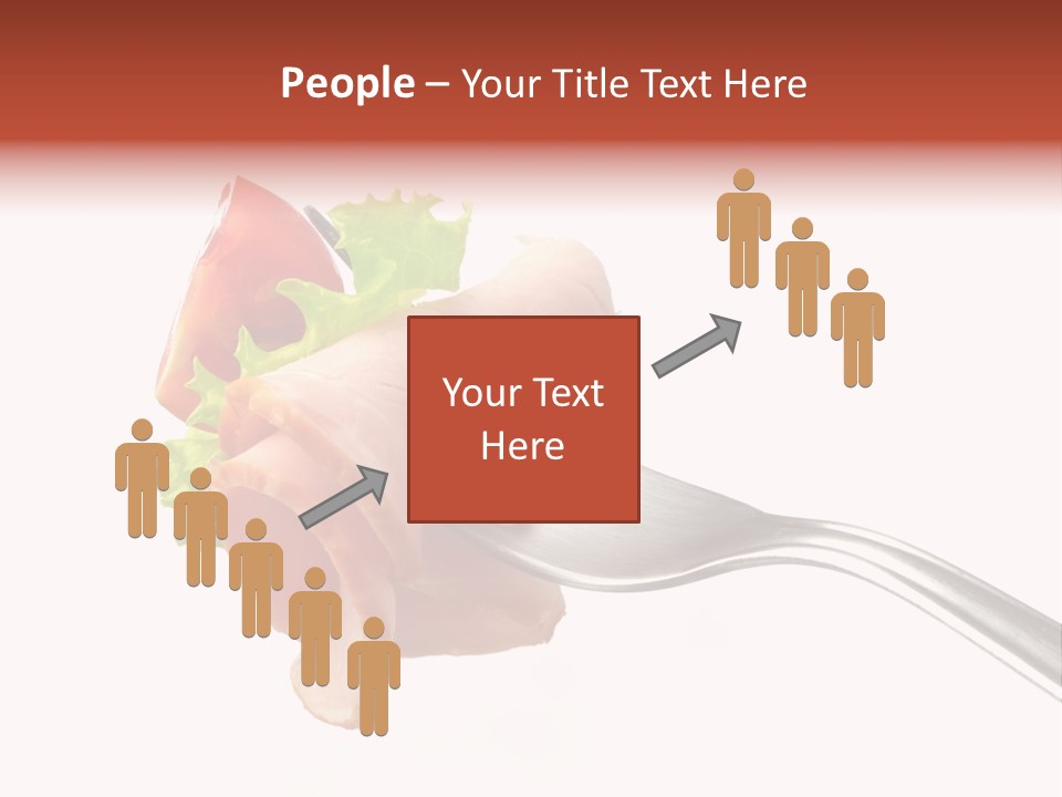 Calorie Vegetable Leaf PowerPoint Template