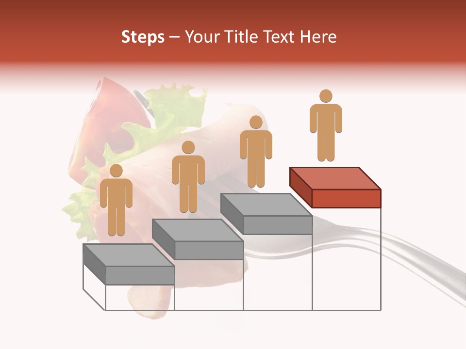 Calorie Vegetable Leaf PowerPoint Template