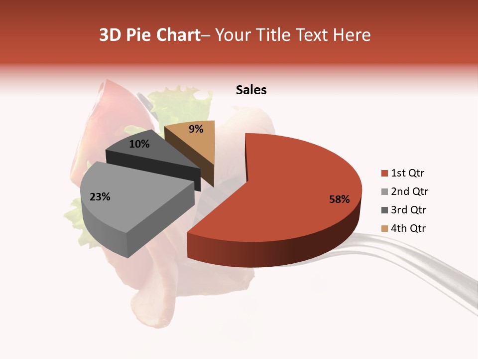 Calorie Vegetable Leaf PowerPoint Template