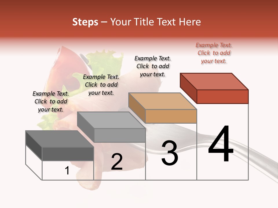 Calorie Vegetable Leaf PowerPoint Template