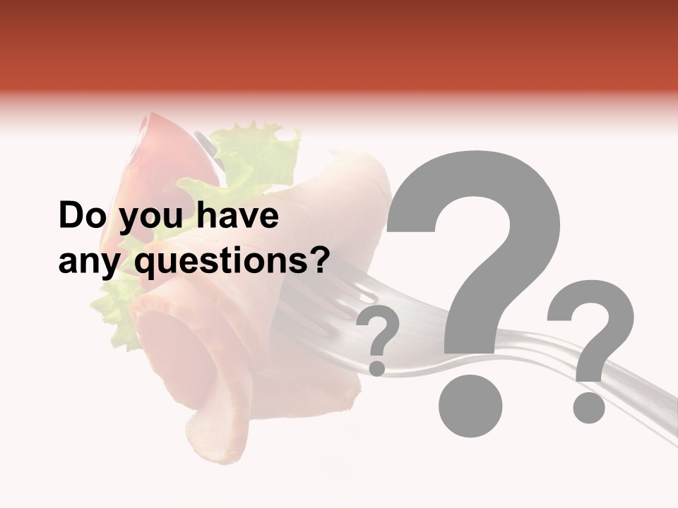 Calorie Vegetable Leaf PowerPoint Template