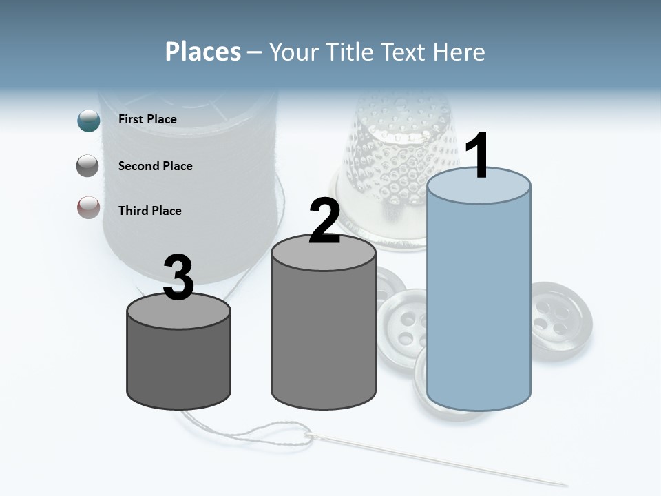 Spool Tool Cotton PowerPoint Template