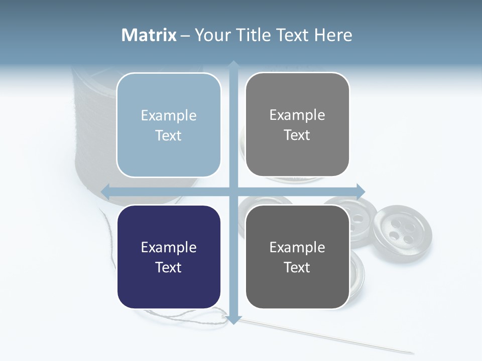 Spool Tool Cotton PowerPoint Template