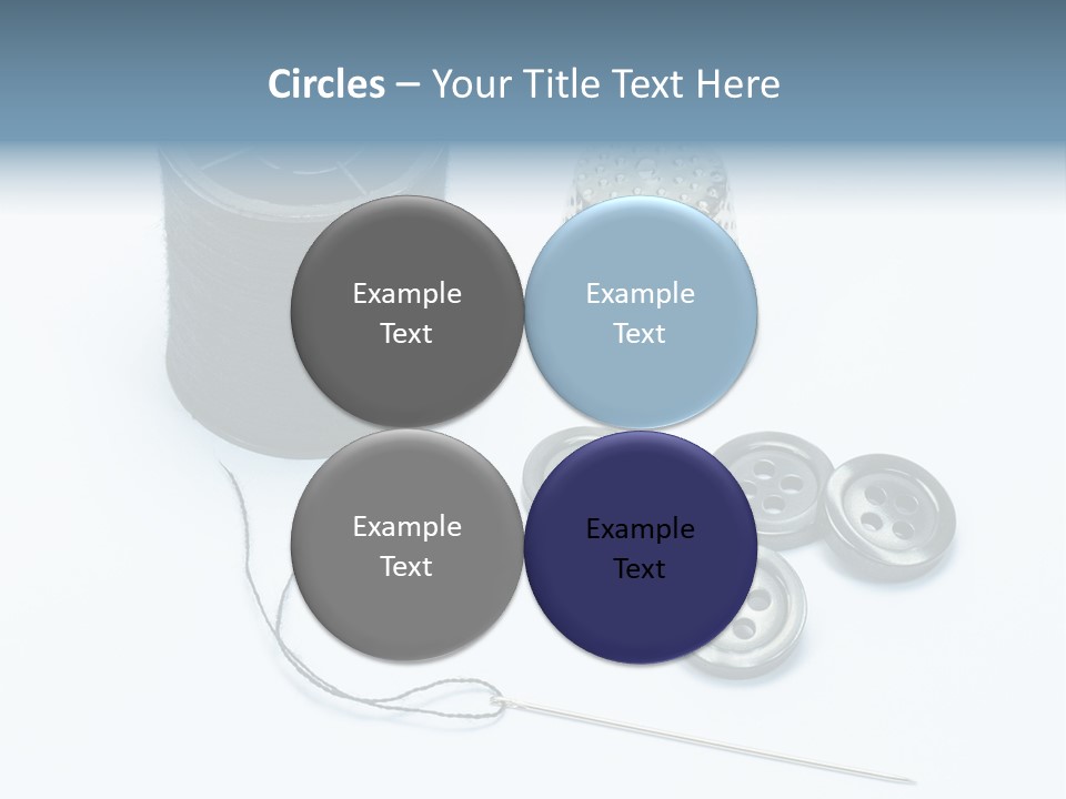 Spool Tool Cotton PowerPoint Template