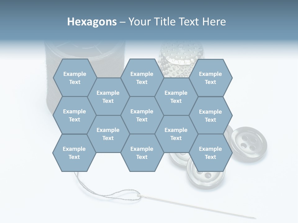 Spool Tool Cotton PowerPoint Template