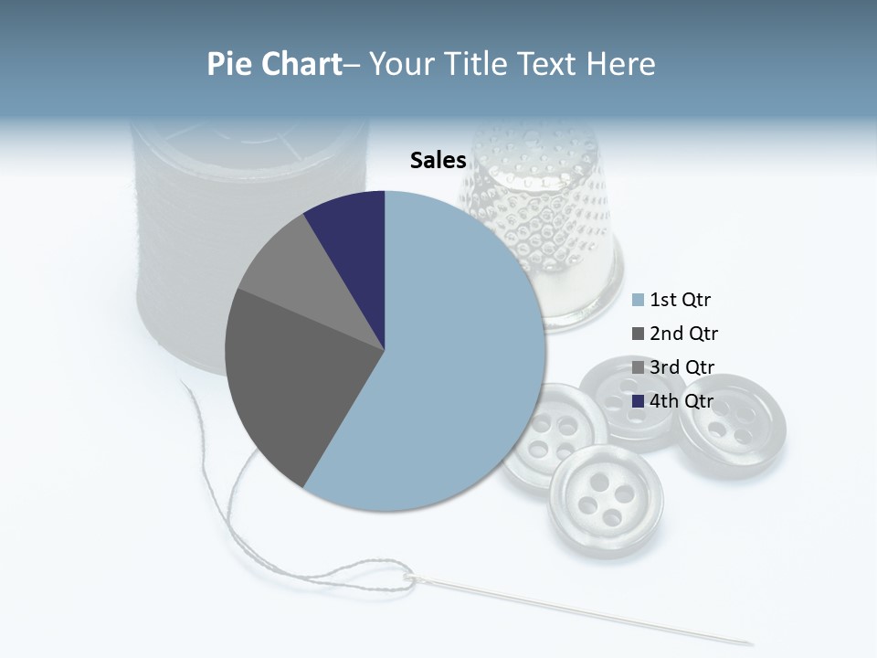 Spool Tool Cotton PowerPoint Template