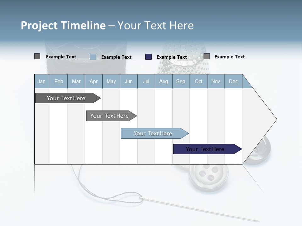 Spool Tool Cotton PowerPoint Template