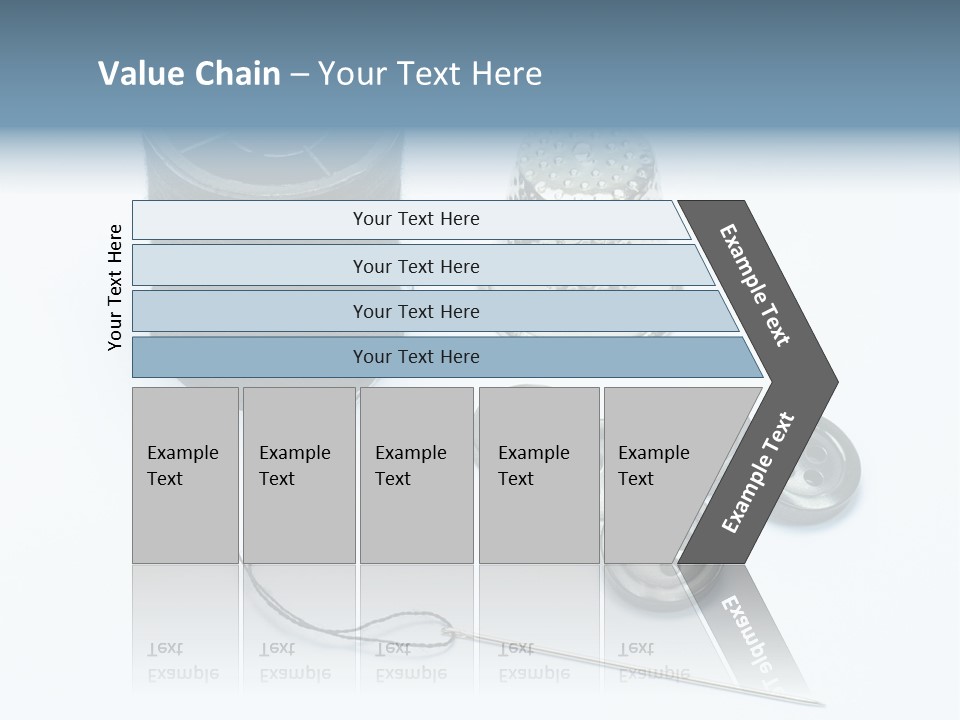 Spool Tool Cotton PowerPoint Template