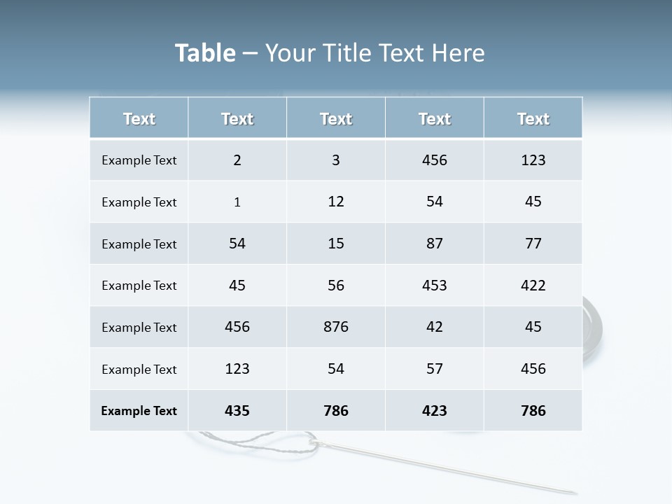 Spool Tool Cotton PowerPoint Template